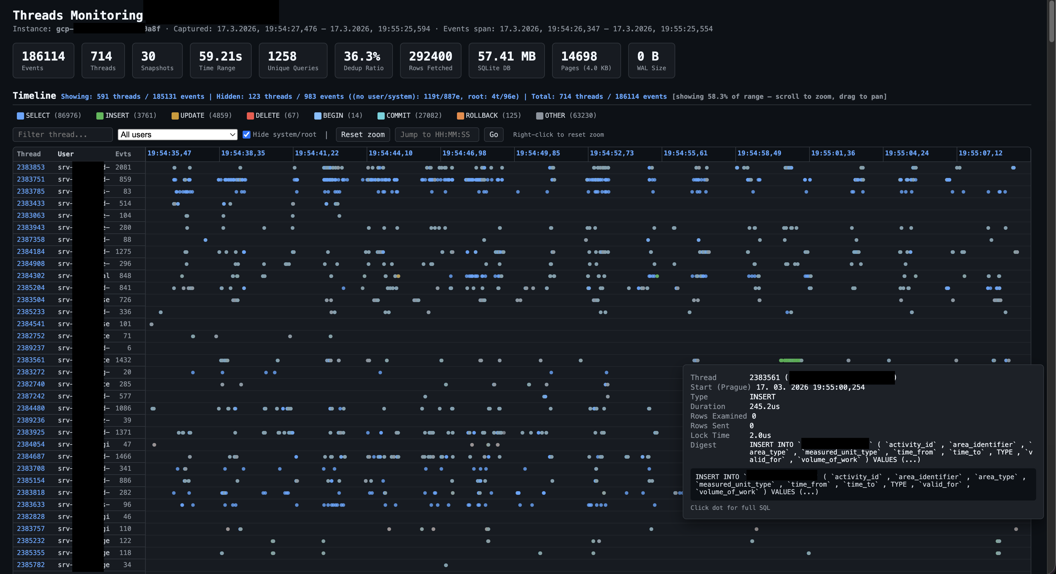 Threads Analyzer screenshot